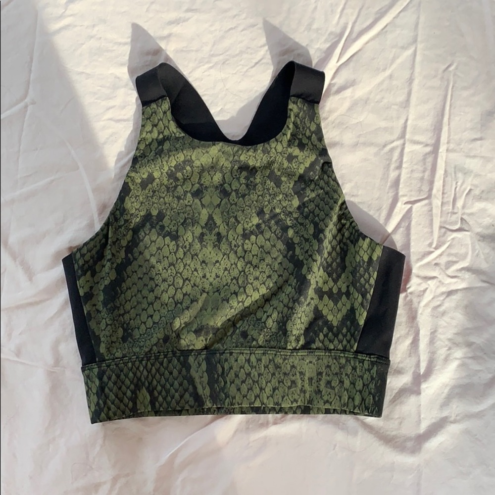 Varley Snakeskin Workout Top